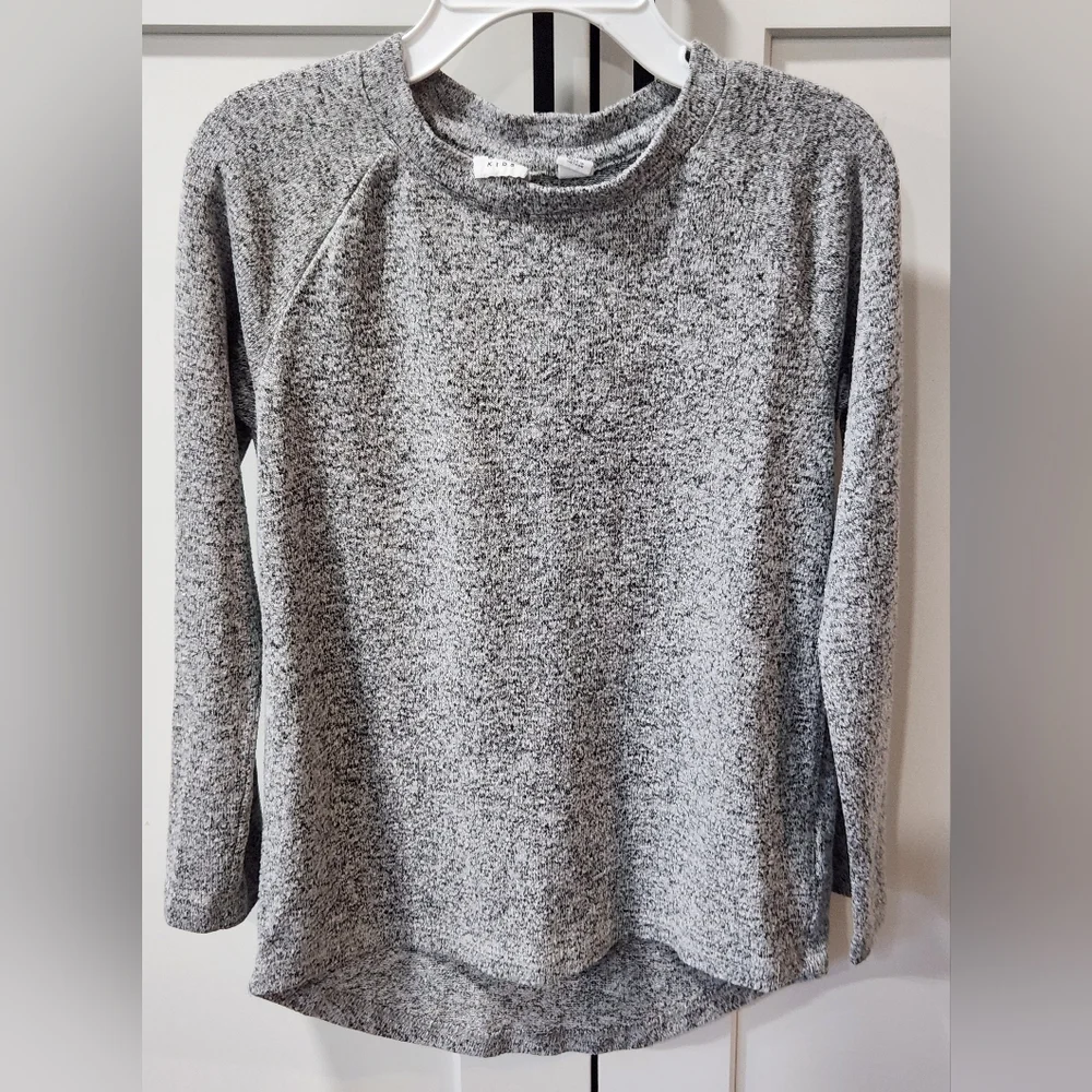 GAP Girls Softspun Lightweight Gray Sweater